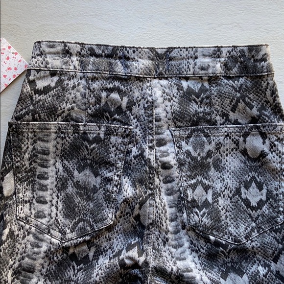 NWT Free People Just Float snake flare jeans pants - Picture 5 of 15